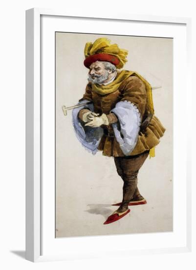 Costume Sketch-Adolfo Hohenstein-Framed Giclee Print