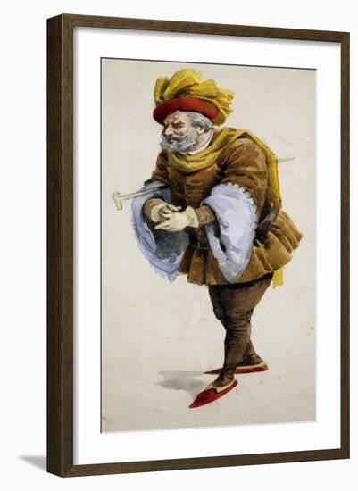 Costume Sketch-Adolfo Hohenstein-Framed Giclee Print