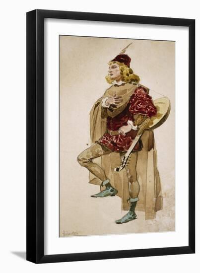 Costume Sketch-Adolfo Hohenstein-Framed Giclee Print