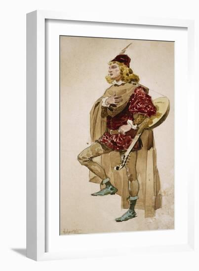 Costume Sketch-Adolfo Hohenstein-Framed Giclee Print