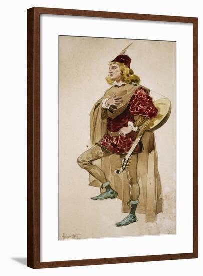 Costume Sketch-Adolfo Hohenstein-Framed Giclee Print