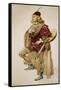 Costume Sketch-Adolfo Hohenstein-Framed Stretched Canvas