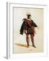 Costume Sketch-Filippo Peroni-Framed Giclee Print