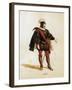 Costume Sketch-Filippo Peroni-Framed Giclee Print