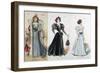 Costume Sketches for Female Characters in Premiere of Opera Fedora-Umberto Giordano-Framed Giclee Print