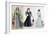 Costume Sketches for Female Characters in Premiere of Opera Fedora-Umberto Giordano-Framed Giclee Print