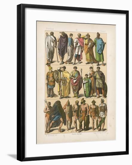 Costume-German School-Framed Giclee Print