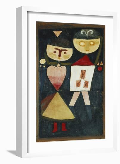 Costumed Couple-Paul Klee-Framed Giclee Print