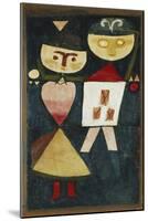 Costumed Couple-Paul Klee-Mounted Giclee Print