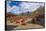 Costumed Dancers at Religious Festivity with Many Visitors, Paro Tsechu, Bhutan-Michael Runkel-Framed Stretched Canvas