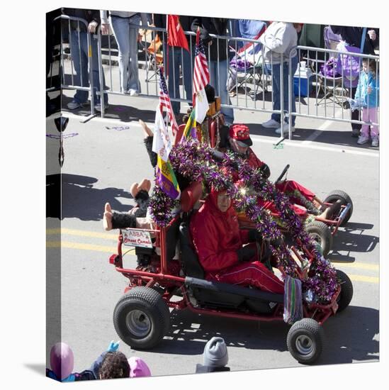 Costumed On Go Carts For Mardi Gras-Carol Highsmith-Stretched Canvas