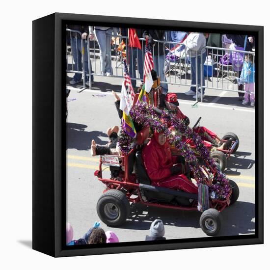 Costumed On Go Carts For Mardi Gras-Carol Highsmith-Framed Stretched Canvas