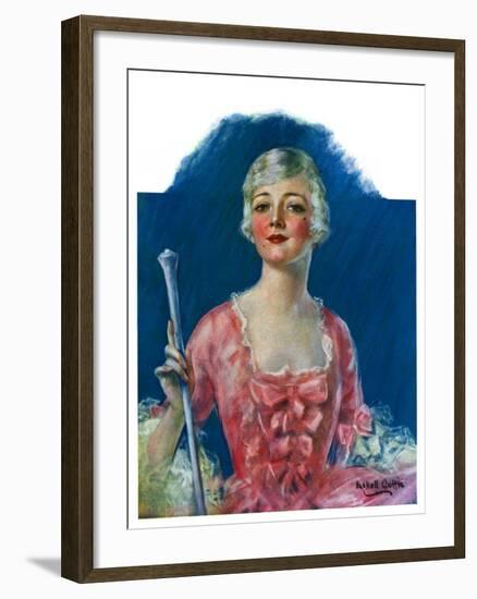 "Costumed Woman,"December 10, 1927-William Haskell Coffin-Framed Giclee Print