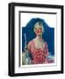 "Costumed Woman,"December 10, 1927-William Haskell Coffin-Framed Giclee Print