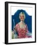 "Costumed Woman,"December 10, 1927-William Haskell Coffin-Framed Giclee Print