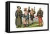 Costumes, 16th Century-Edward May-Framed Stretched Canvas