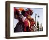 Costumes and Masks During Venice Carnival, Venice, Veneto, Italy, Europe-Carlo Morucchio-Framed Photographic Print