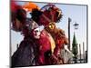 Costumes and Masks During Venice Carnival, Venice, Veneto, Italy, Europe-Carlo Morucchio-Mounted Photographic Print