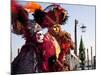 Costumes and Masks During Venice Carnival, Venice, Veneto, Italy, Europe-Carlo Morucchio-Mounted Photographic Print