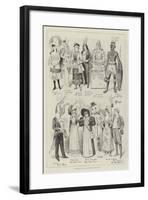 Costumes at the Covent Garden Fancy Dress Ball-null-Framed Giclee Print