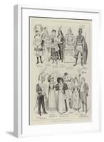 Costumes at the Covent Garden Fancy Dress Ball-null-Framed Giclee Print