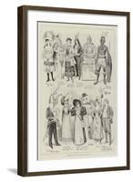 Costumes at the Covent Garden Fancy Dress Ball-null-Framed Giclee Print