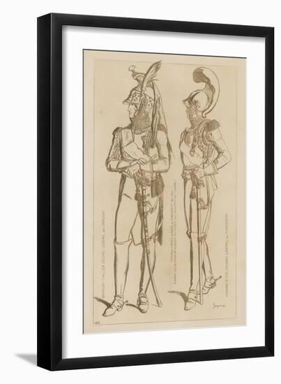 Costumes at the Gates to the Coronation of Napoleon I-Raphael Jacquemin-Framed Giclee Print