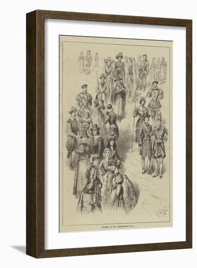 Costumes at the Healtheries-John Jellicoe-Framed Giclee Print