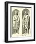 Costumes D'Hommes Gaulois-null-Framed Giclee Print