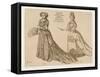 Costumes De Cour, Marie Anne De Baviere-Raphael Jacquemin-Framed Stretched Canvas