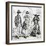 Costumes from Correze (Limousin), 1835, from Picturesque France by Hugo-null-Framed Giclee Print