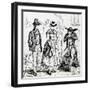 Costumes from Correze (Limousin), 1835, from Picturesque France by Hugo-null-Framed Giclee Print