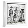 Costumes from Correze (Limousin), 1835, from Picturesque France by Hugo-null-Framed Giclee Print