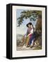 Costumes from the Canton of Zoug, 1819-Johann Christian Reinhardt-Framed Stretched Canvas