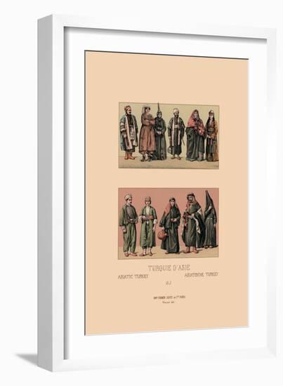 Costumes of Asiatic Turkey-Racinet-Framed Art Print