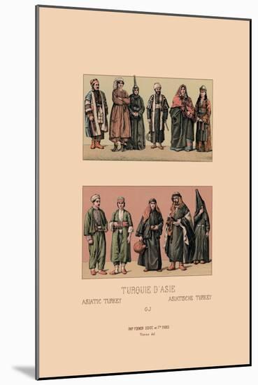 Costumes of Asiatic Turkey-Racinet-Mounted Art Print