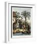 Costumes of Bahia, from 'Picturesque Voyage to Brazil', 1835-Johann Moritz Rugendas-Framed Giclee Print