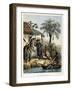 Costumes of Bahia, from 'Picturesque Voyage to Brazil', Published, 1835-Johann Moritz Rugendas-Framed Giclee Print