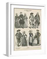 Costumes of Brittany, Late 19th Century-null-Framed Giclee Print