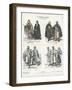 Costumes of Members of the Crusading Orders, 12th and 13th Century-null-Framed Giclee Print