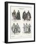 Costumes of Members of the Crusading Orders, 12th and 13th Century-null-Framed Giclee Print