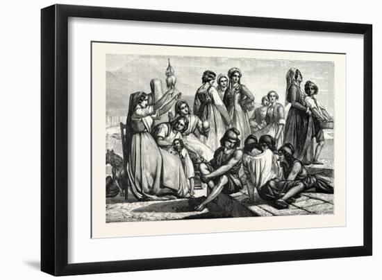 Costumes of Naples and the Neighbourhood-null-Framed Giclee Print
