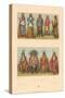 Costumes of Native America-null-Stretched Canvas