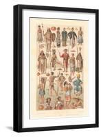 Costumes of Oceania-null-Framed Art Print