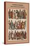 Costumes of Peasantry Russia, Poland, Scotland and Hungary-Friedrich Hottenroth-Stretched Canvas