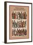 Costumes of Peasantry Russia, Poland, Scotland and Hungary-Friedrich Hottenroth-Framed Art Print