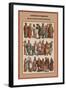 Costumes of Peasantry Russia, Poland, Scotland and Hungary-Friedrich Hottenroth-Framed Art Print