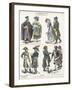 Costumes of Revolutionary France, Late 18th Century-null-Framed Giclee Print