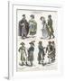 Costumes of Revolutionary France, Late 18th Century-null-Framed Giclee Print