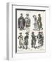 Costumes of Revolutionary France, Late 18th Century-null-Framed Giclee Print